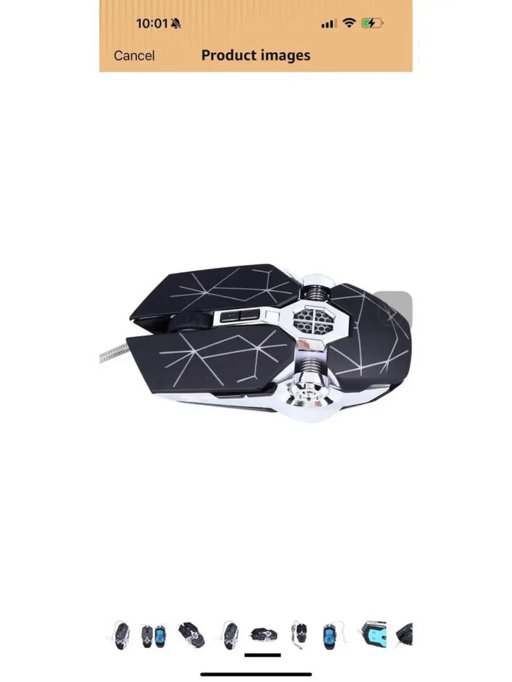 Wired Gaming Mouse with Adjustable DPI and Ergonomic Design